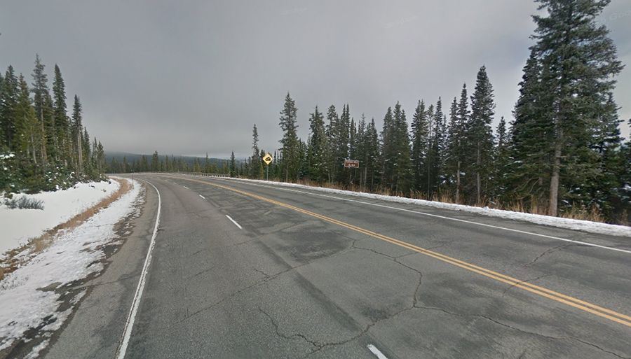 Rabbit Ears Pass, a paved mountain road in Colorado